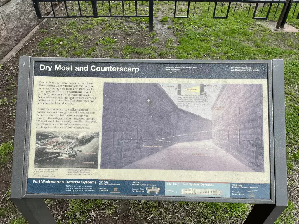 Dry Moat at Fort Wadsworth